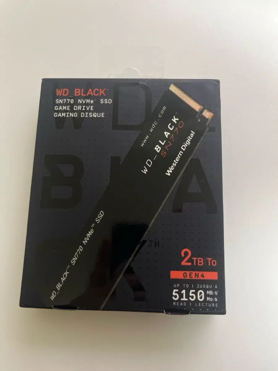 WD BLACK SN770 2TB NVMe SSD